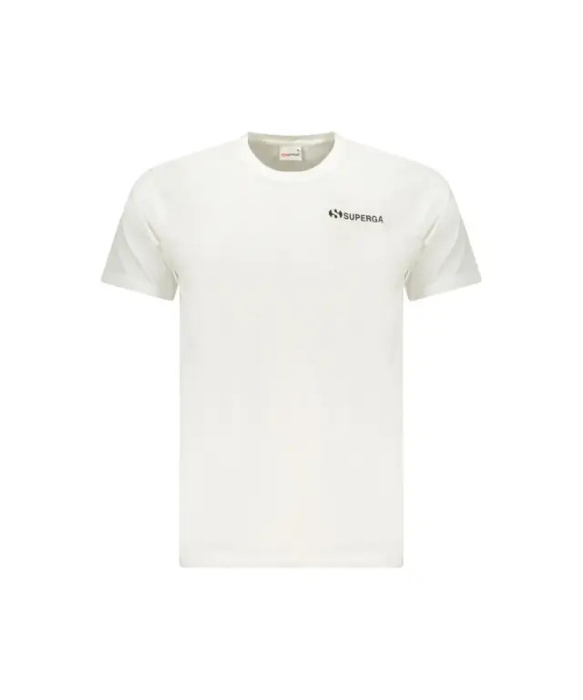 Superga - Ανδρική Μπλούζα T-shirt S263450-100 Λευκό - 2XL 3