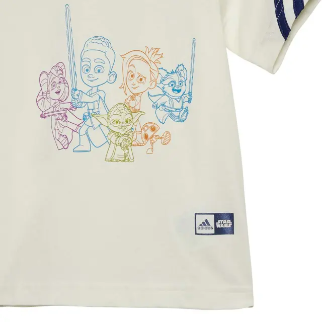 adidas Sportswear Infant's Star Wars Young Jedi Tee Set Εκρού IN7282 (adidas Sportswear) 3