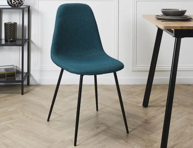 Kαρέκλα Atom Home Deco Factory με διαστάσεις 44x54x86cm - Blue HD0472 3
