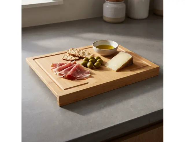 Δίσκος Κοπής Excellent Houseware από Μπαμπού διαστάσεων 5 x 35 x 1,3cm 784200100