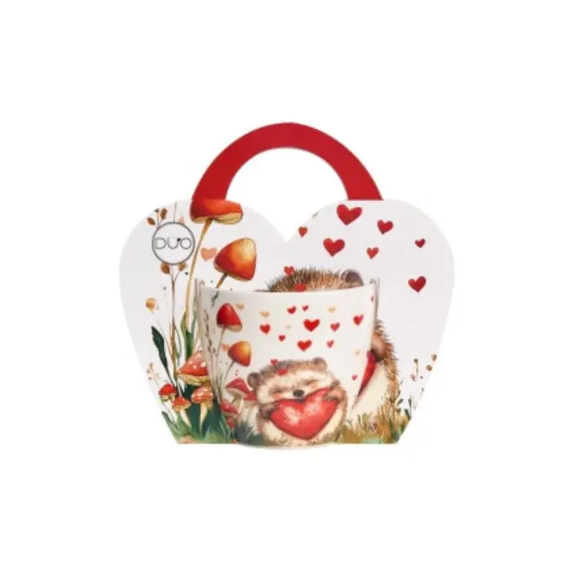 Duo gift Πορσελάνινη Κούπα 460ml Hearts: Hedgehog 2