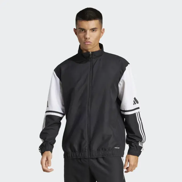 Adidas Ανδρική Ζακέτα με Φερμουάρ Μαύρη JE2761 - S
