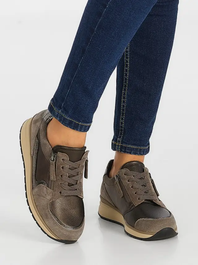 Gabor Sneakers Γυναικείο δέρμα/δέρμα Nubuck Καφέ GAB/56307 62-bronce/mohai 2