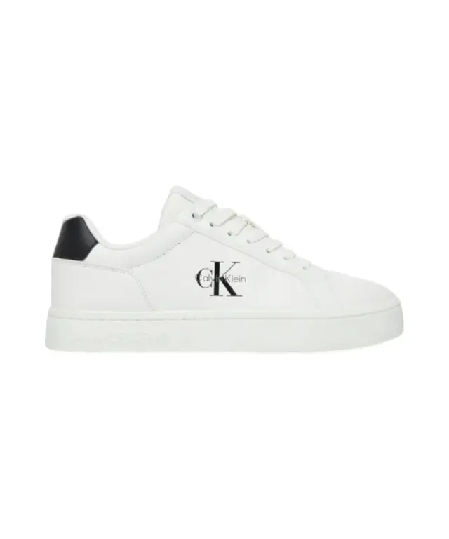 Calvin Klein - Γυναικεία Sneakers Classic Cupsole Mono Lth Wn YW0YW01902-01W Λευκό - 36