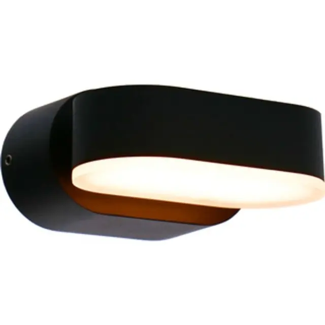 Outdoor Light with Light Source - wall light Madrid - 6W 260lm 2700K IP54 - Black