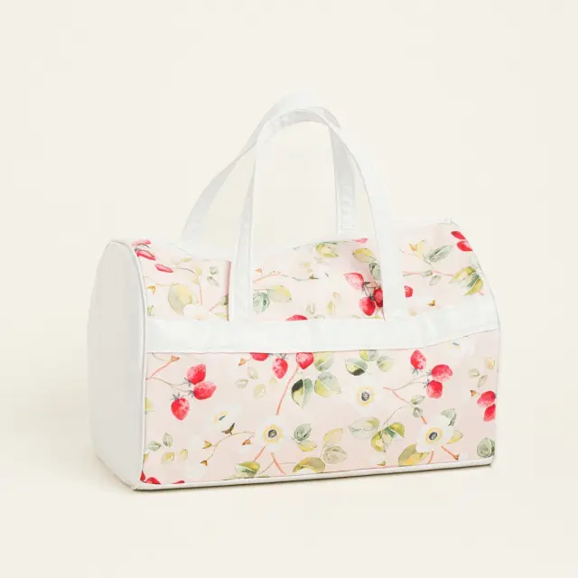 Beauty Home ΣΑΚ ΒΟΥΑΓΙΑΖ 45x30x30cm ΠΟΠΛΙΝΑ ΦΡΑΟΥΛΕΣ ΚΑΙ ΑΝΘΗ