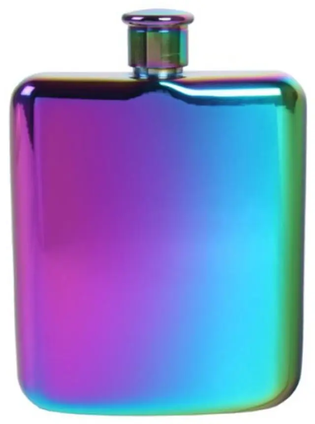 Flask Φλασκί Ποτού Rainbow Curved (22196) - 180ml