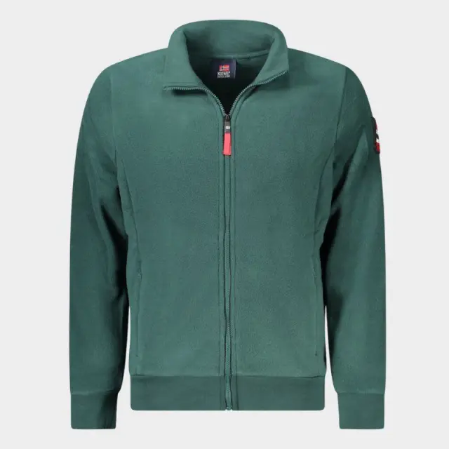Norway Nautical School - Ανδρική Ζακέτα Φούτερ Fleece 859532-ALPINE Πράσινο - 3XL
