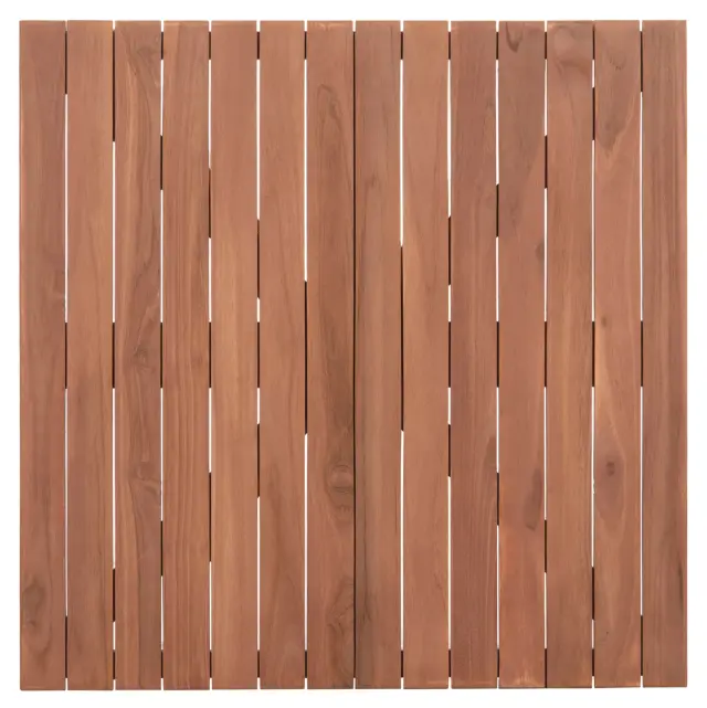ΕΠΙΦΑΝΕΙΑ ΤΡΑΠΕΖΙΟΥ ΤΕΤΡΑΓΩΝΗ FB918136 ΞΥΛΟ TEAK--ΦΥΣΙΚΟ 70x70x4(πάχος)εκ. 3