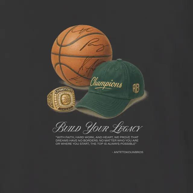 Antetokounbros Ab Legacy Tee T-Shirt K/M Black APCD162U18 - L 3