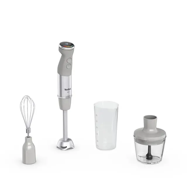 Tefal Quickchef+ HB673B30 blender Immersion blender 1000 W Grey, Stainless steel