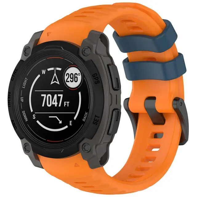 Techsuit® Watchband 22mm Garmin Instinct E 45mm - Orange