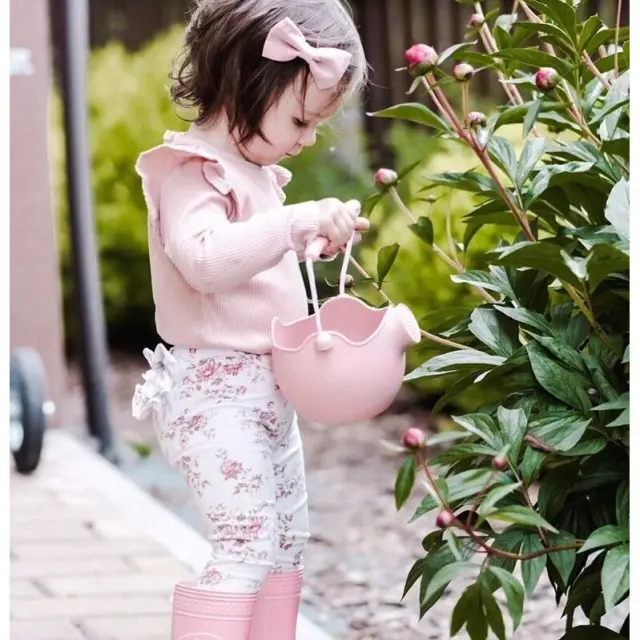 Scrunch Ποτιστήρι από ανακυκλώσιμη σιλικόνη Dusty Rose SCR-110032 2