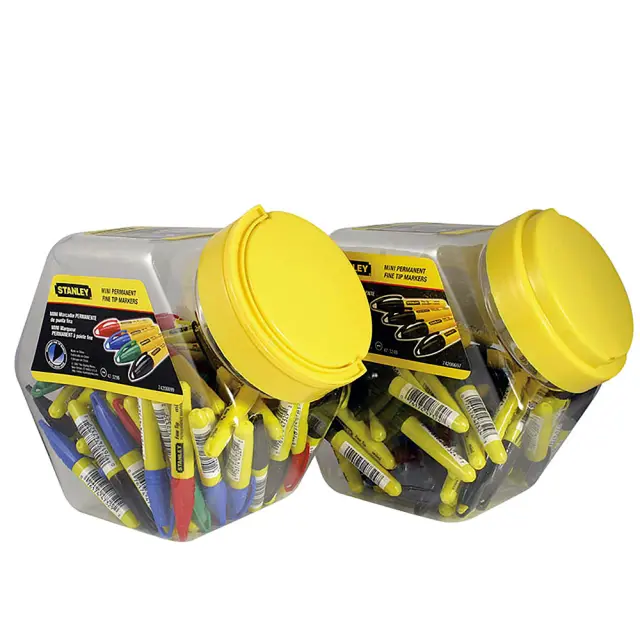 Μαρκαδόροι Λεπτοί 4 Χρώματα STANLEY MINI FINE TIP 1Τμχ