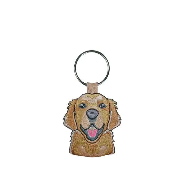 ActionLab Κεντητό Μπρελόκ Golden Retriever Μονόχρωμο 2