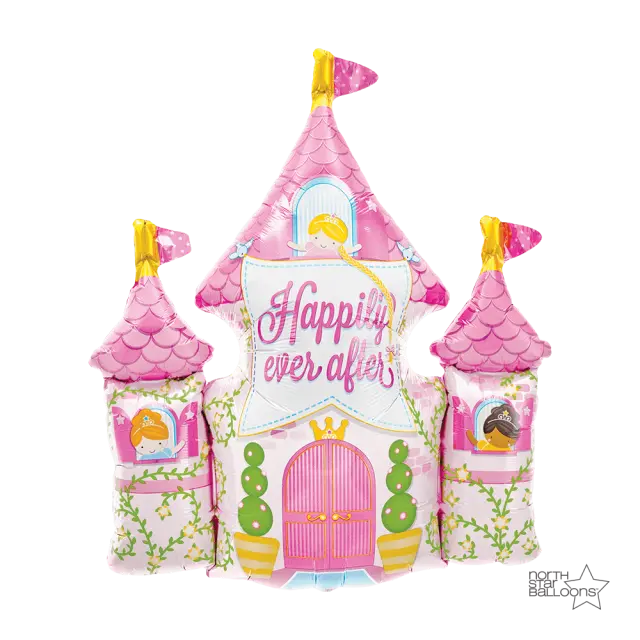 Μπαλόνι Φοιλ Σχήμα Κάστρο Πριγκίπισσα Happily Ever After Castle 33