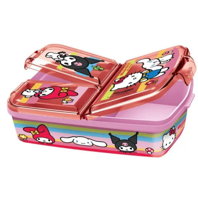 Φαγητοδοχείο Multi Compartment Sandwitch box Hello Kitty + Friends- 1082820