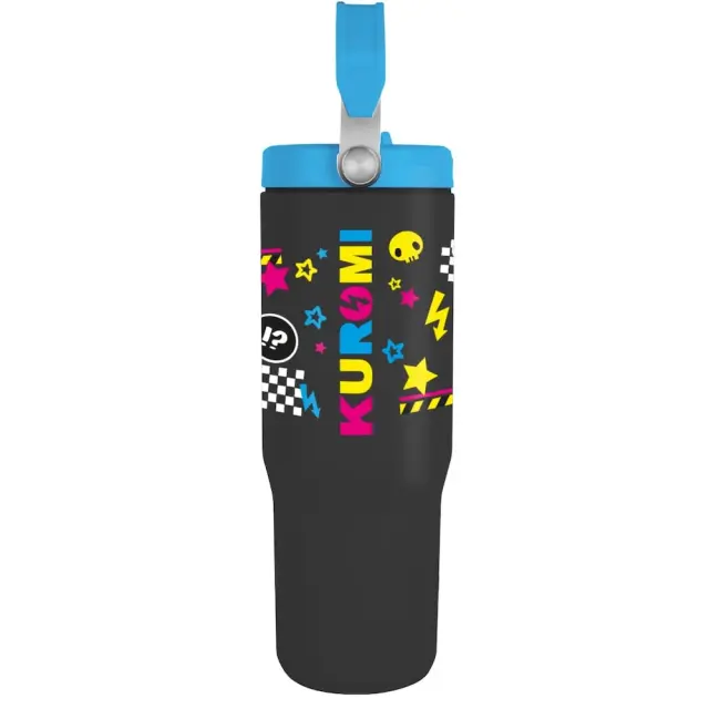 Θερμός Ποτήρι με καλαμάκι Kuromi: Xl Travel Mug With Handle 900ml MDB2404237 3