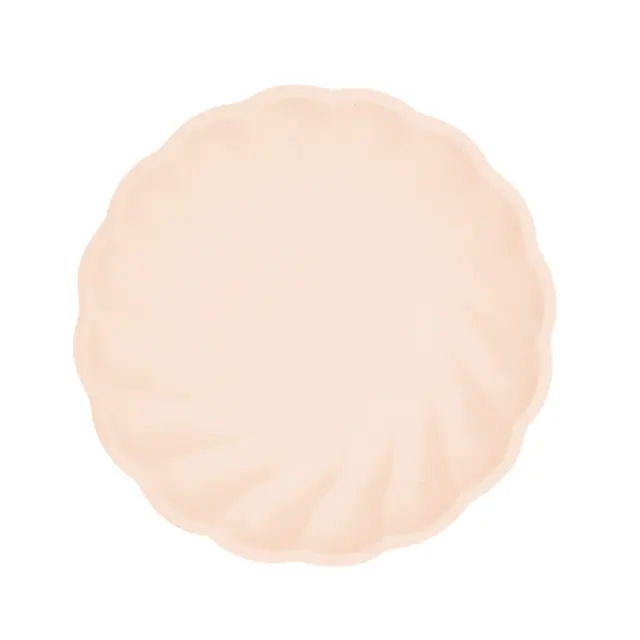 Πιάτα Στρογγυλά Vert Decor Apricot 22.9 εκ - Σομόν Παστέλ / 6 τεμ