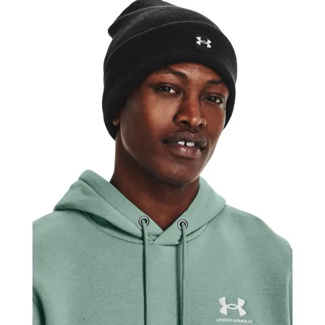 Under Armour Adult Halftime Cuff Beanie Μαύρο - Άσπρο 1373155-001 (Under Armour) - One Size 3