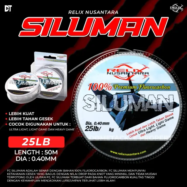 FLUOROCARBON SILUMAN RELIX NUSANTARA - 0.40MM/11.3KG