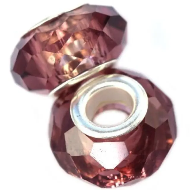 Χάντρα Modular Crystal Amethyst 10x14mm - 5τεμ