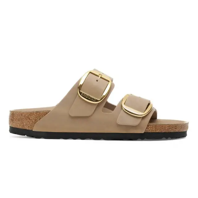 Γυναικεία Δερμάτινα Σανδάλια Birkenstock Arizona Big Buckle 1030395 Tabacco Brown Narrow Fit Καφέ - 40