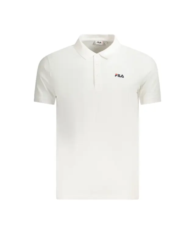 Fila - Ανδρικό Polo T-shirt Slim Fit FAM0717-10001 Λευκό - S