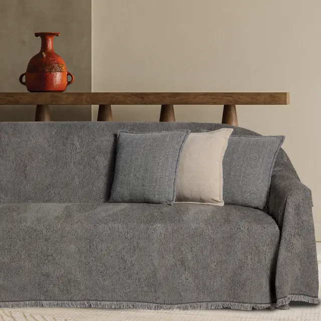Ριχτάρι Τετραθέσιο 180x350 Das Home 0311 Dark Grey 55% Chenille-25% Cotton-20% Polyester