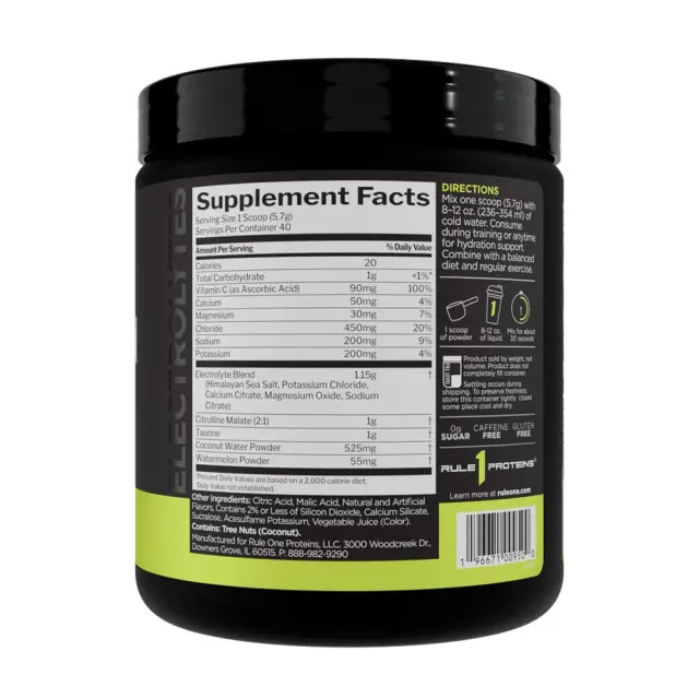 Rule1 Hydration pink-lemonade, 40-servings 3
