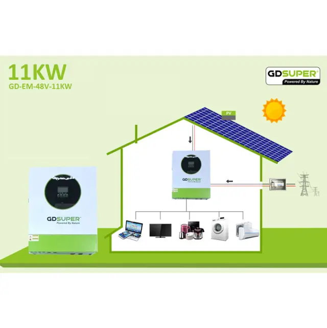 Υβριδικός Ηλιακός Μετατροπέας 11KW 48V GD Super για Φωτοβολταϊκά Συστήματα - GD Super 11KW 48V Hybrid Solar Inverter 0234073 2