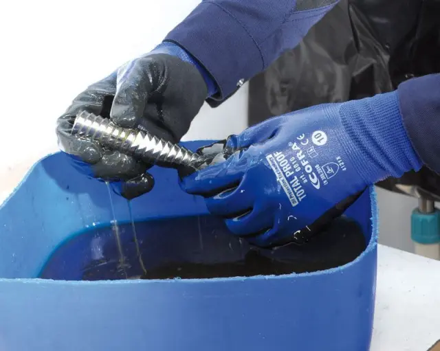 Αδιάβροχα Γάντια Νιτριλίου Cofra Total Proof blue/black 2