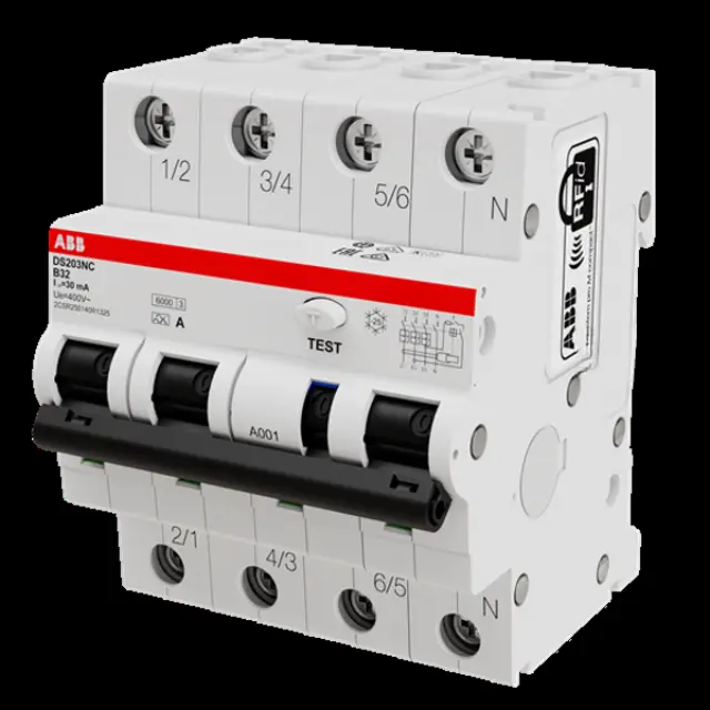DS203NC B32 A30 Residual Current Circuit Breaker with Overcurrent Protection
