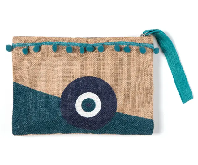 Πορτοφόλι γιούτα (19cm x 25cm) 4 - -