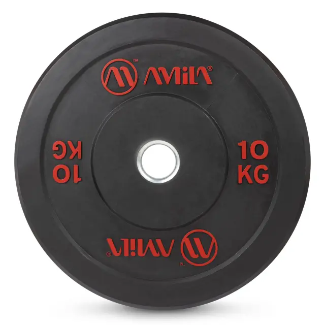 Δίσκος AMILA Black R Bumper Slim 50mm 10Kg (84832)
