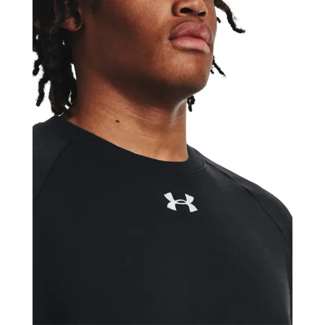Under Armour Rival Fleece Crew (1379755-001) - Μαύρο 3