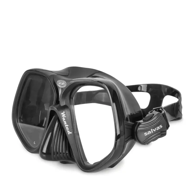 Μάσκα Θαλάσσης Salvas Wanted Black Silicone band (52204)