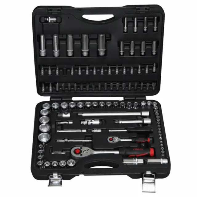 ΚΑΣΕΤΙΝΑ ΚΑΡΥΔΑΚΙΑ ΕΞΑΓΩΝΑ 1/2-1/4" 108ΤΕΜ FORCE 41082-5