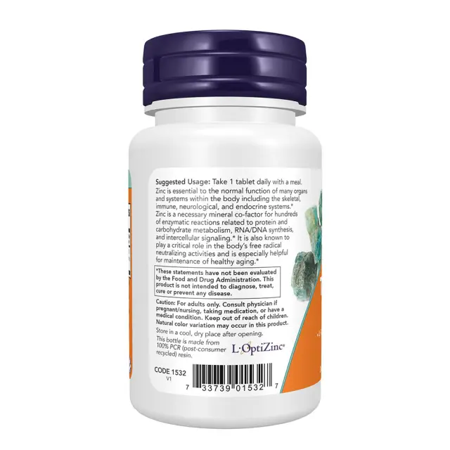 Now Foods Zinc Transporters 22mg 3