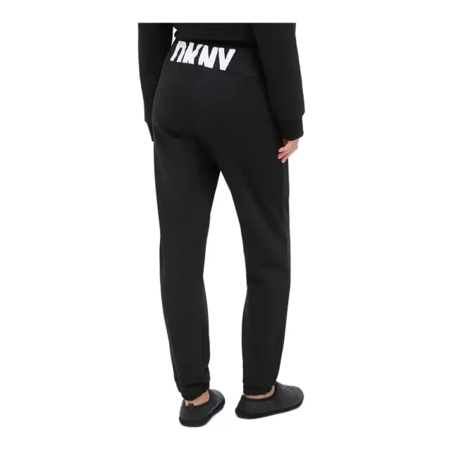 DKNY Γυναικείο Παντελόνι Φόρμας Back Logo, Χρώμα Μαύρο - M 2