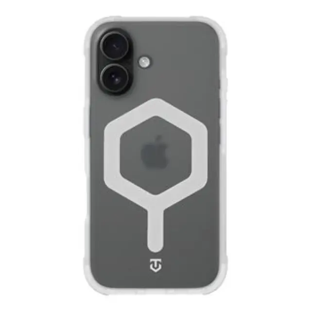 Tactical MagForce Hexagon Cover for Apple iPhone 16 T-White