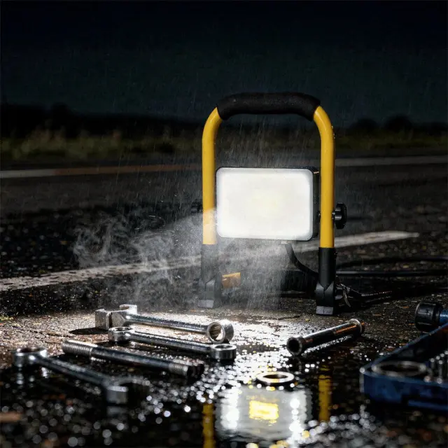 Φορητός Προβολέας LED 30W 4000K 3000lm IP65 Black Yellow Κίτρινο Μαύρο 2
