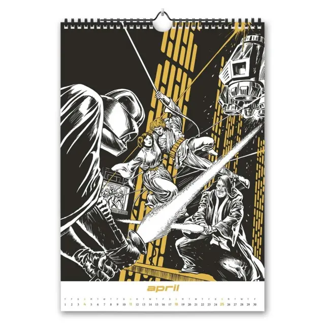 HMEΡΟΛΟΓΙΟ ΤΟΙΧΟΥ STAR WARS 2027 A3 CALENDAR CPA32704 3