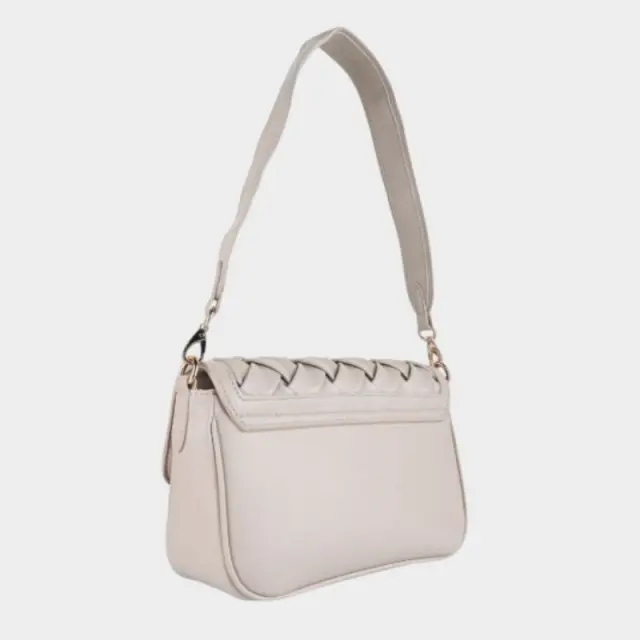 Valentino Bags - Γυναικεία Τσάντα Ώμου Ennis VBS9UA09-991 Μπεζ 2