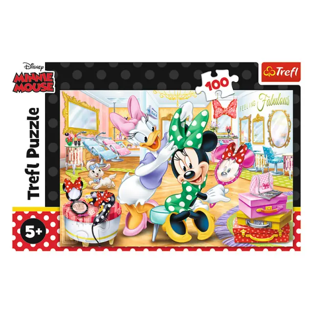 Παζλ Trefl 100τμχ Disney Minnie & Daisy 3