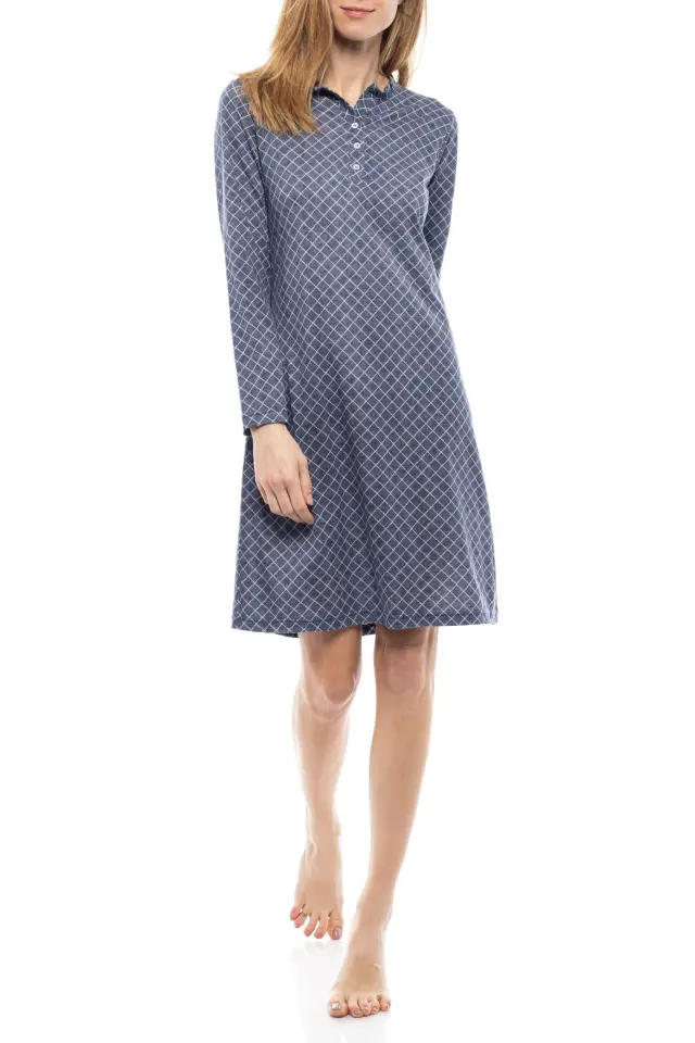 W1121 - Type - NIGHTGOWN BLUE JEAN