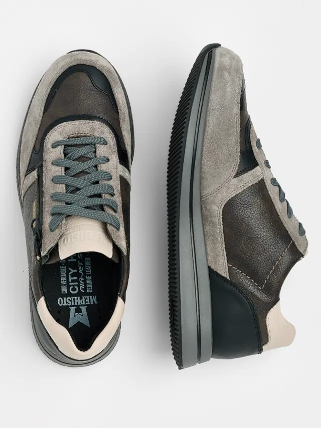 Mephisto Sneakers Ανδρικό δέρμα/δέρμα Nubuck Γκρί MEP/GILFORD GREY - 45 3