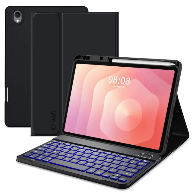 Tech-protect Sc Keyboard + Βάση για Pen - Galaxy Tab S11 11.0 Black