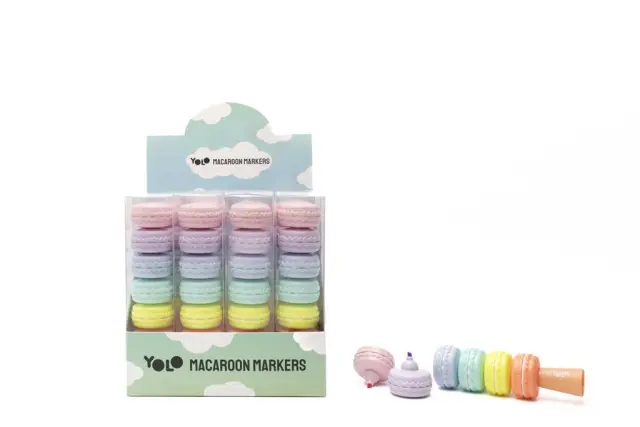 Yolo Mini Macaron Μαρκαδόροι Υπογράμμισης Πολύχρωμοι/ 10901 (YOLO)