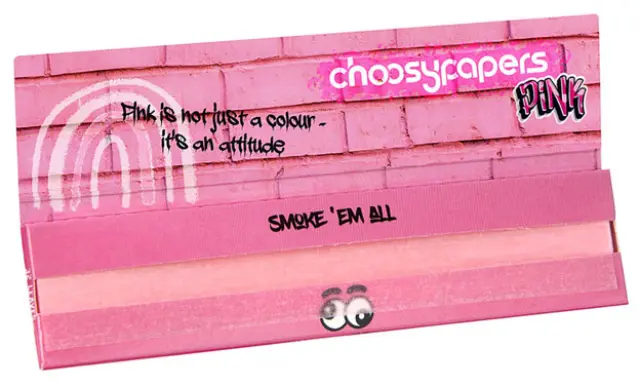 Choosypapers Χαρτάκια King Size Slim 32φ. - Pink Graffiti 2